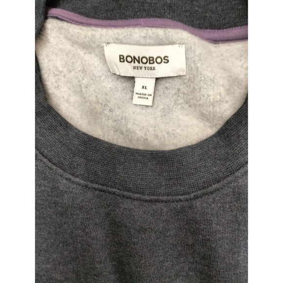 BONOBOS Critter Supersoft Fleece Crew Sweater Embroidered Long Sleeve XL 283636 - Picture 11 of 11